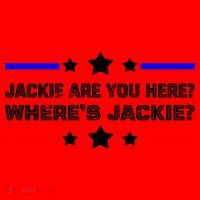 Jackie Are You Here Where's Jackie Funny Meme Santa Hat thumb 1