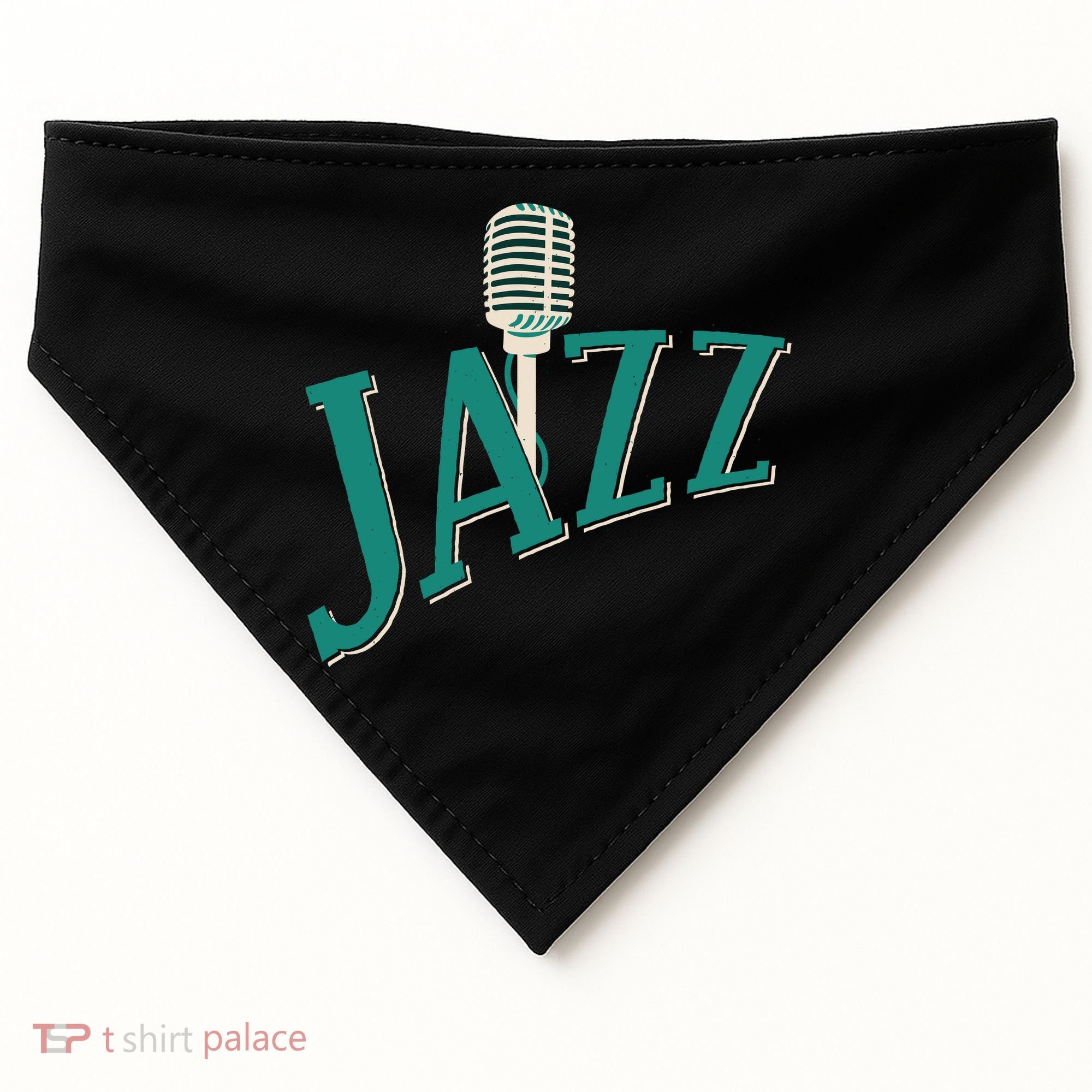Jazz Microphone USA-Made Doggie Bandana