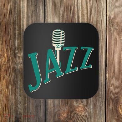 Jazz Microphone Coaster