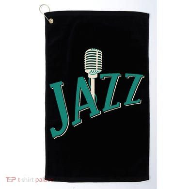 Jazz Microphone Golf Towel