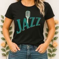 Jazz Microphone Women's T-Shirt thumb 2