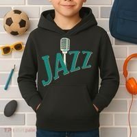 Jazz Microphone Kids Hoodie thumb 2