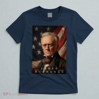 James Buchanan 15th President Of The United States Portrait T-Shirt thumb 5