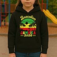 Jamaica Beacation 2026 Vacation Kids Hoodie thumb 3