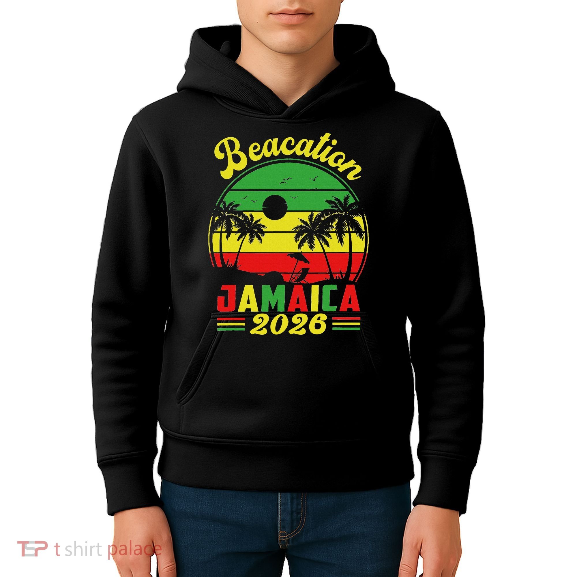 Jamaica Beacation 2026 Vacation Kids Hoodie