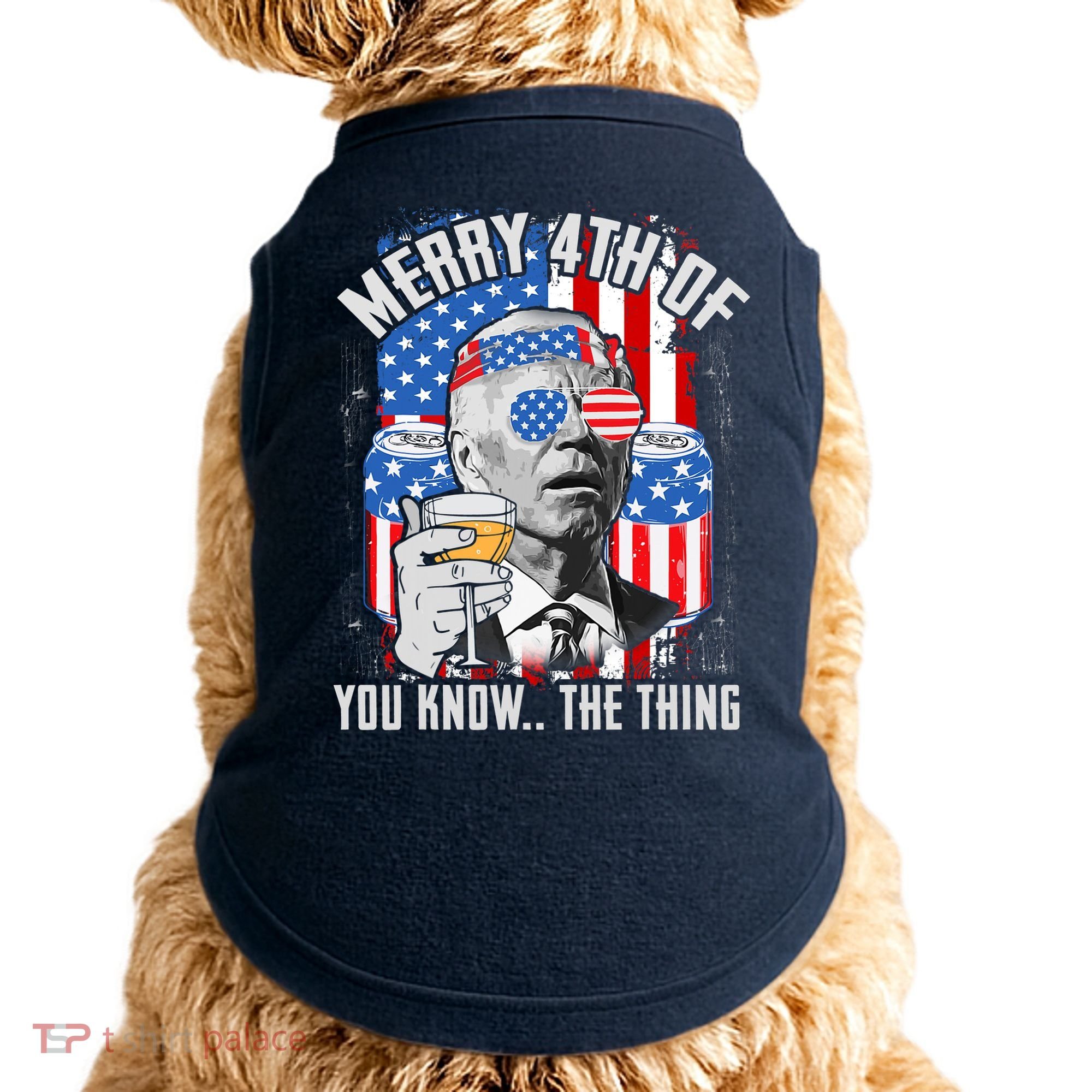 Joe Biden 4th Of July Shirt Doggie Tank