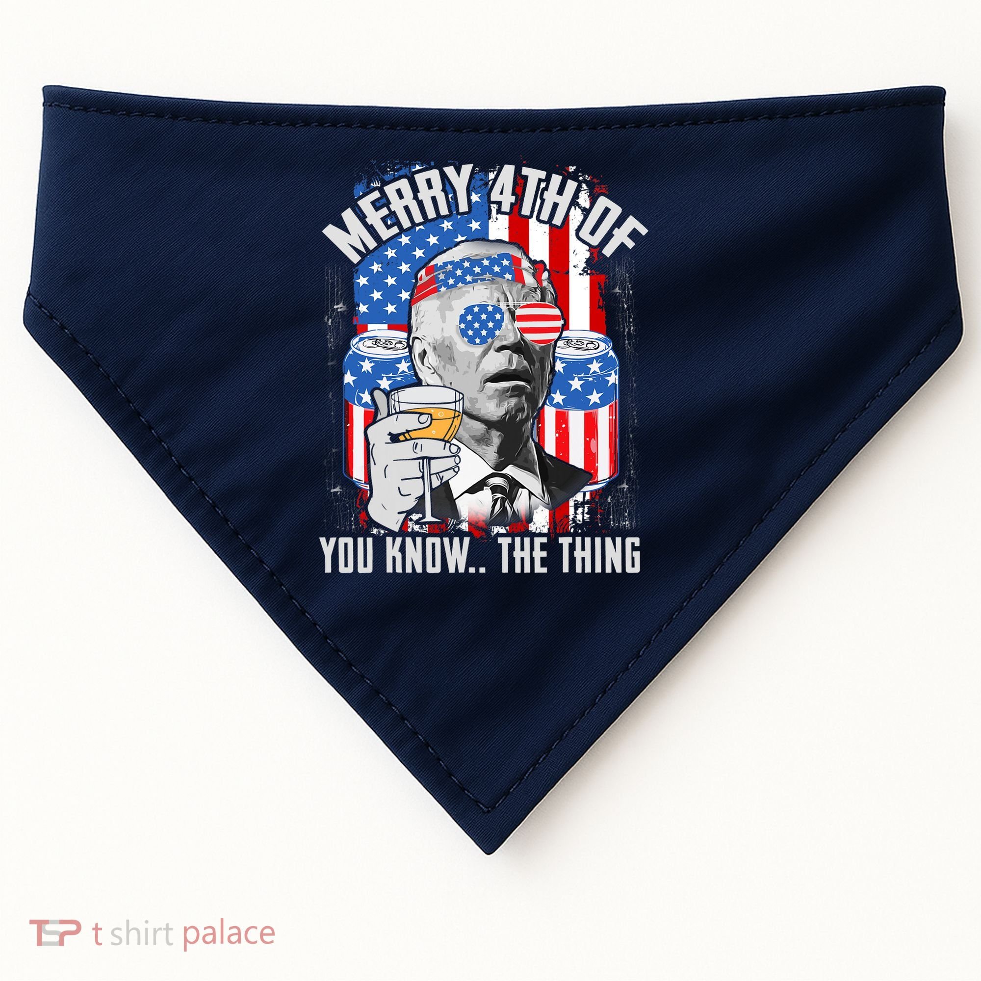 Joe Biden 4th Of July Shirt USA-Made Doggie Bandana