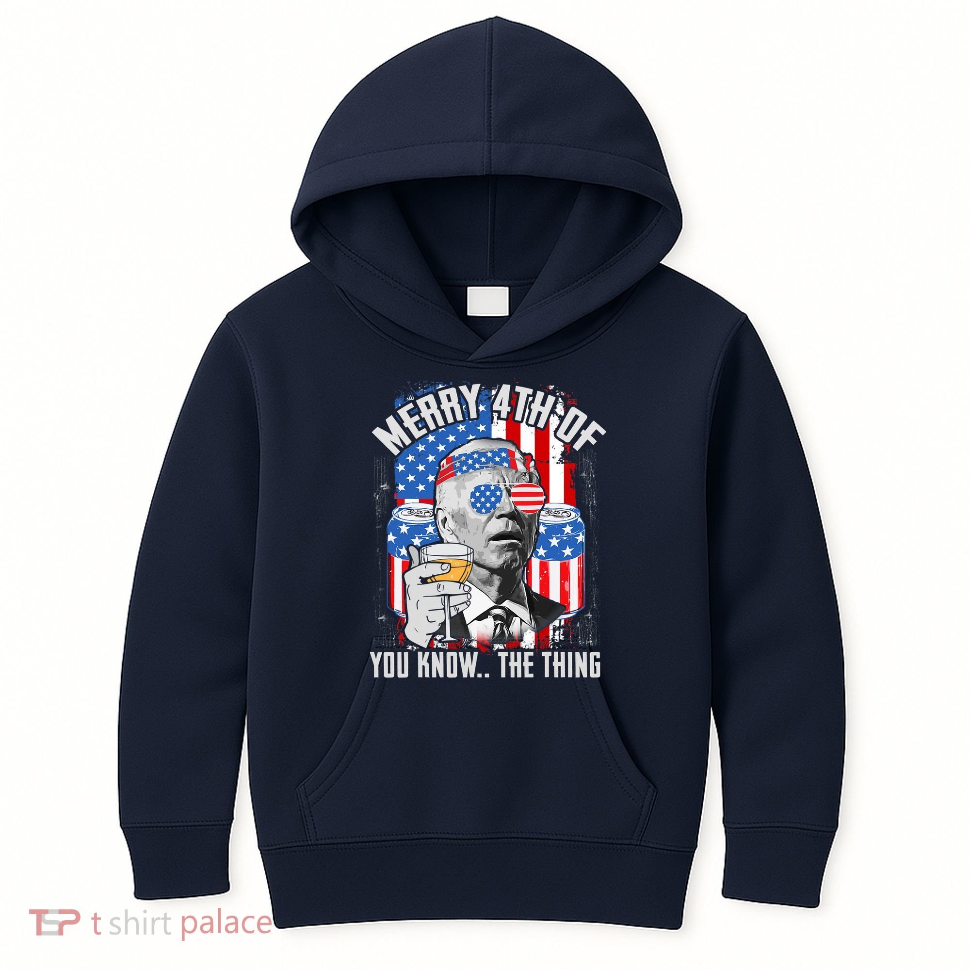 Joe Biden 4th Of July Shirt Kids Hoodie