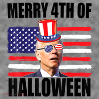 Joe Biden 4th Of July Men Tee Funny Merry 4th Of Halloween T-Shirt thumb 7