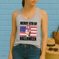 Joe Biden 4th Of July Men Tee Funny Merry 4th Of Halloween Women's Tank Top thumb 2