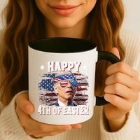 Joe Biden 4th Of July Happy 4th Of Easter American US Flag Coffee Mug thumb 3