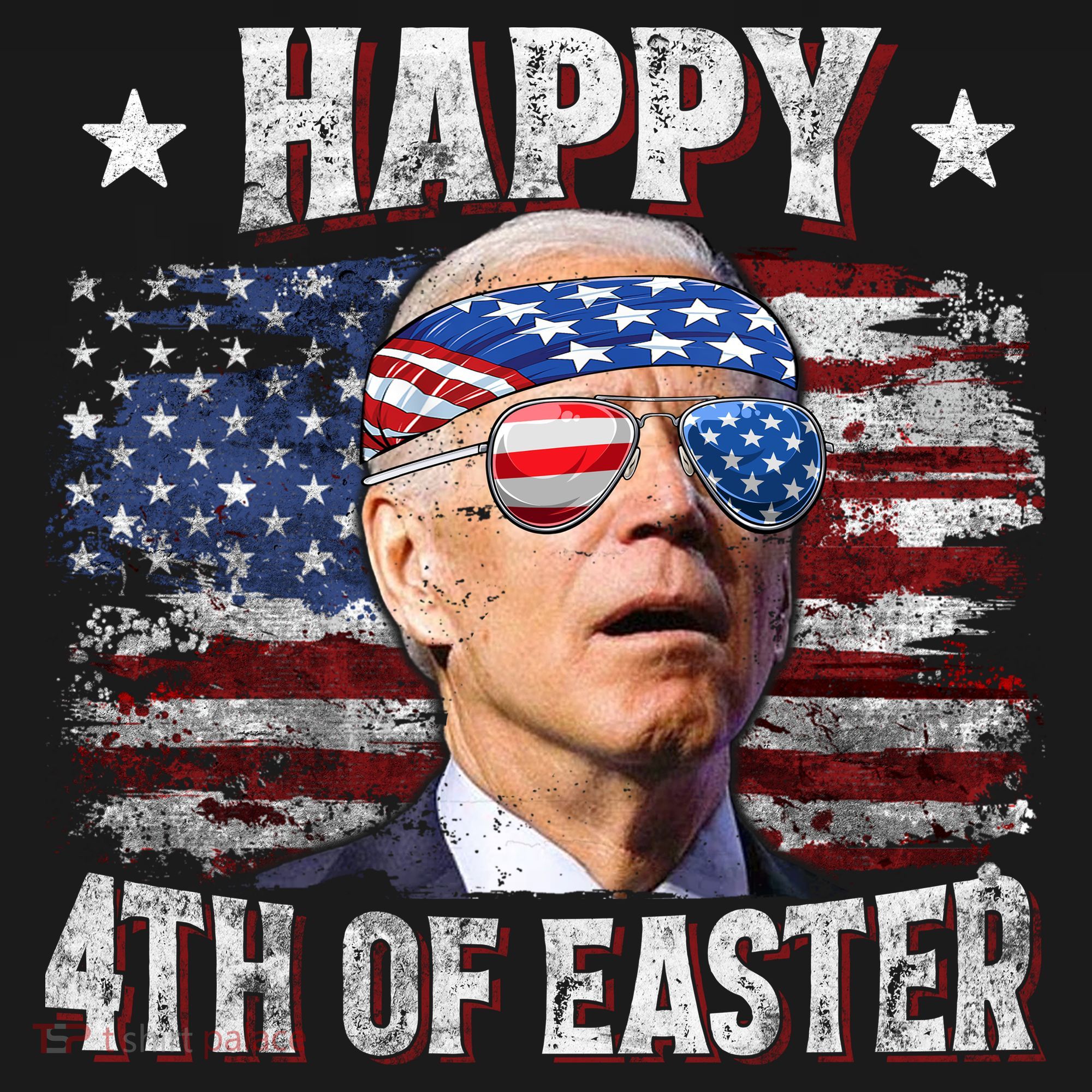 Joe Biden 4th Of July Happy 4th Of Easter American US Flag Ornament