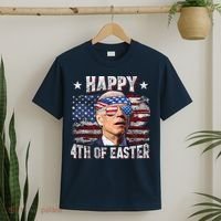 Joe Biden 4th Of July Happy 4th Of Easter American US Flag T-Shirt thumb 2