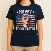 Joe Biden 4th Of July Happy 4th Of Easter American US Flag T-Shirt thumb 4