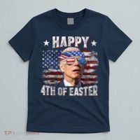 Joe Biden 4th Of July Happy 4th Of Easter American US Flag T-Shirt thumb 5
