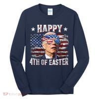 Joe Biden 4th Of July Happy 4th Of Easter American US Flag Tall Long Sleeve Shirt thumb 0