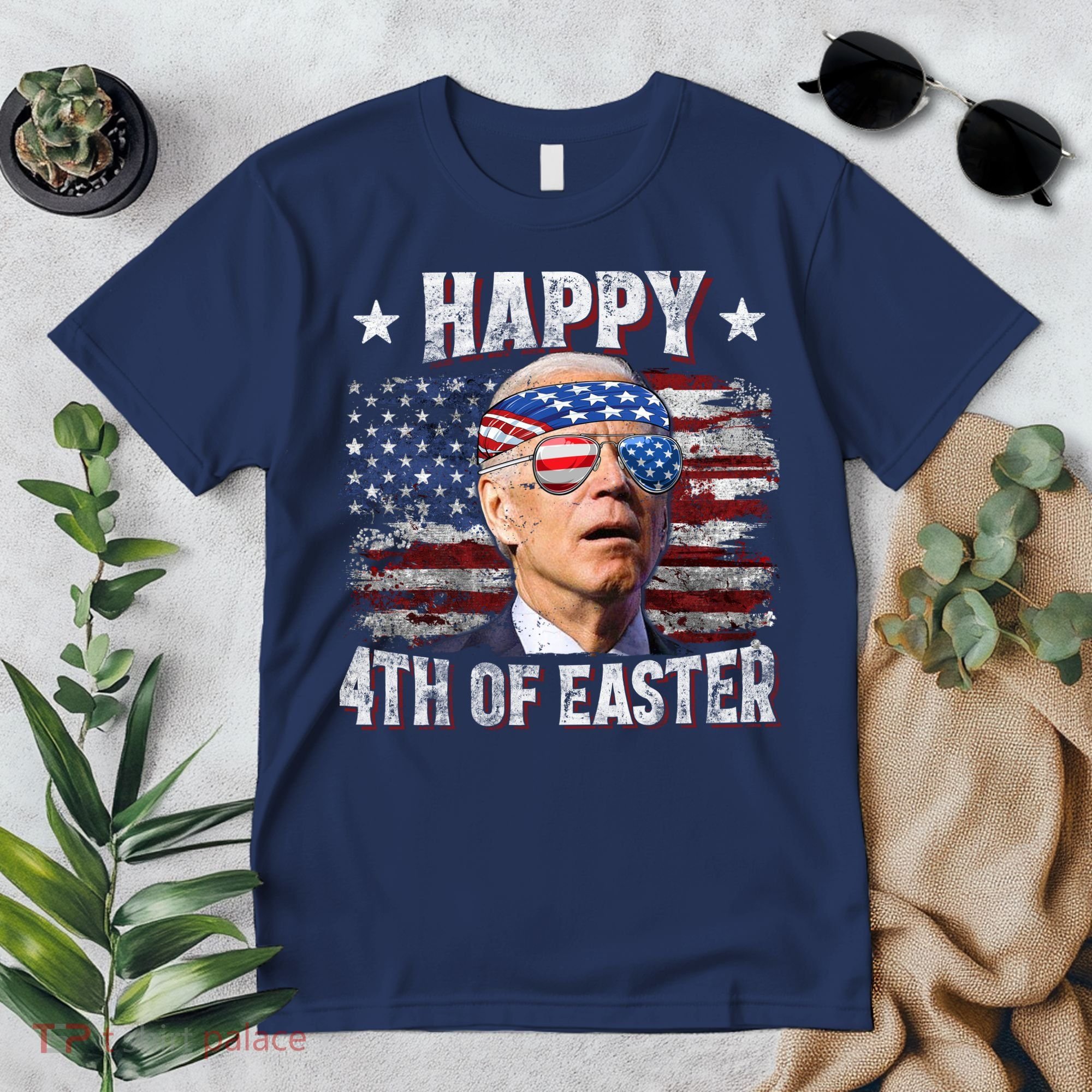 Joe Biden 4th Of July Happy 4th Of Easter American US Flag Premium T-Shirt