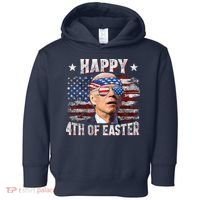 Joe Biden 4th Of July Happy 4th Of Easter American US Flag Toddler Hoodie thumb 0