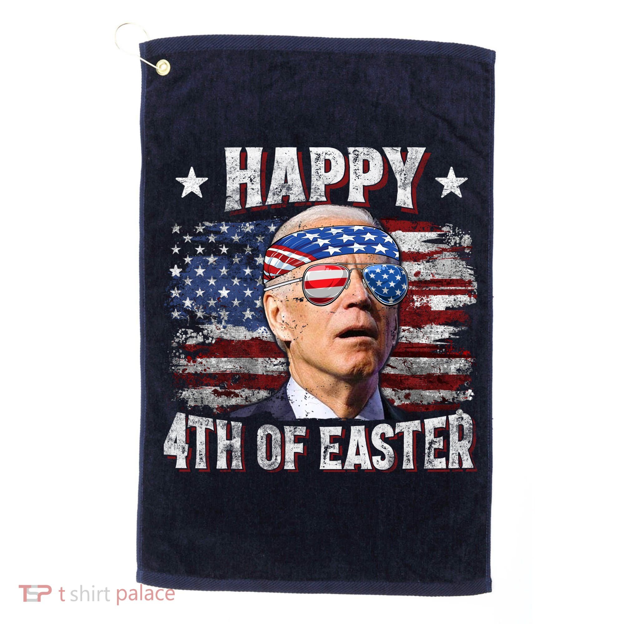 Joe Biden 4th Of July Happy 4th Of Easter American US Flag Golf Towel