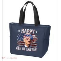 Joe Biden 4th Of July Happy 4th Of Easter American US Flag Tote Bag thumb 3