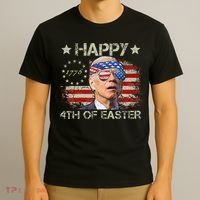 Joe Biden 4th Of July Happy 4th Of Easter Us Flag T-Shirt thumb 3