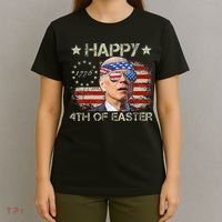 Joe Biden 4th Of July Happy 4th Of Easter Us Flag T-Shirt thumb 4