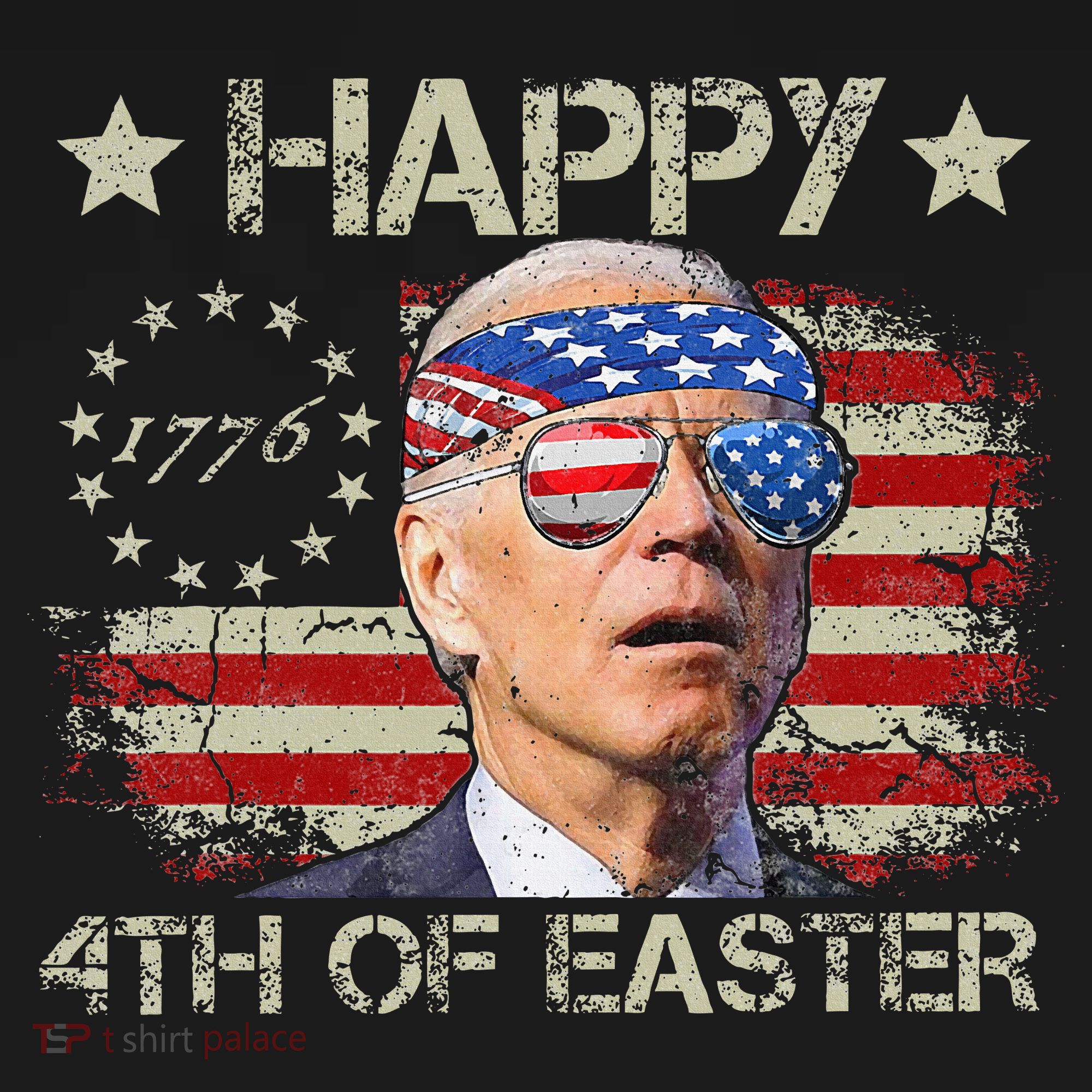 Joe Biden 4th Of July Happy 4th Of Easter Us Flag Mousepad