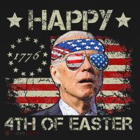 Joe Biden 4th Of July Happy 4th Of Easter Us Flag Toddler Hoodie thumb 2