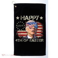 Joe Biden 4th Of July Happy 4th Of Easter Us Flag Golf Towel thumb 0