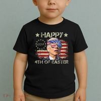 Joe Biden 4th Of July Happy 4th Of Easter Us Flag Toddler T-Shirt thumb 2