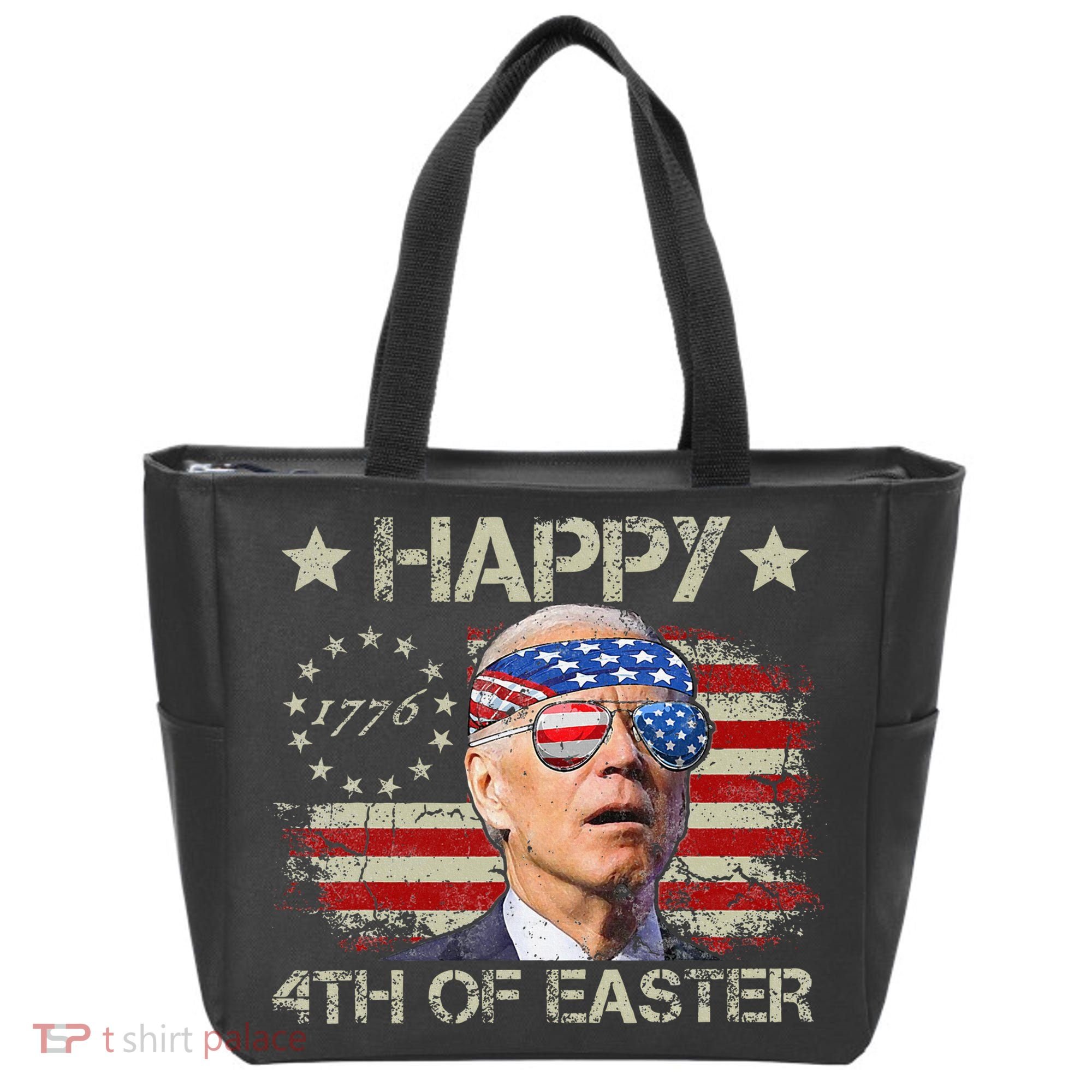 Joe Biden 4th Of July Happy 4th Of Easter Us Flag Tote Bag