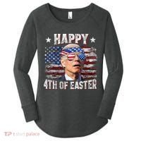 Joe Biden 4th Of July Shirts Happy 4th Of Easter American US Flag Women's Perfect Tri Tunic Long Sleeve Shirt thumb 0