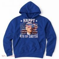 Joe Biden 4th Of July Shirts Happy 4th Of Easter American US Flag Hoodie thumb 0
