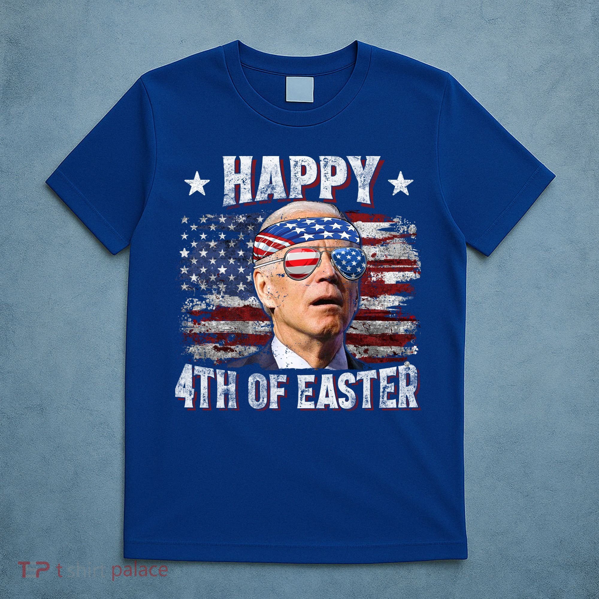 Joe Biden 4th Of July Shirts Happy 4th Of Easter American US Flag T-Shirt