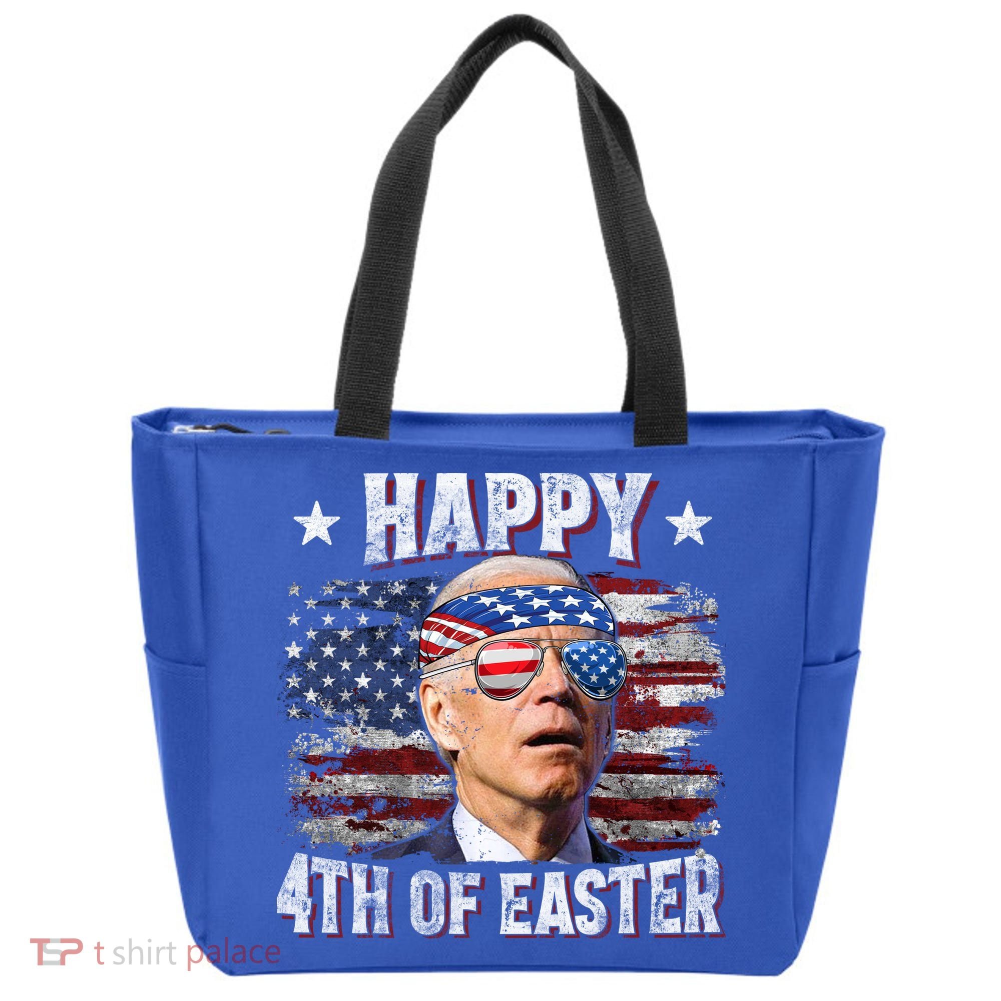 Joe Biden 4th Of July Shirts Happy 4th Of Easter American US Flag Tote Bag