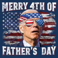Joe Biden 4th Of July Shirts Merry 4th Of Fathers Day American US Flag T-Shirt thumb 7