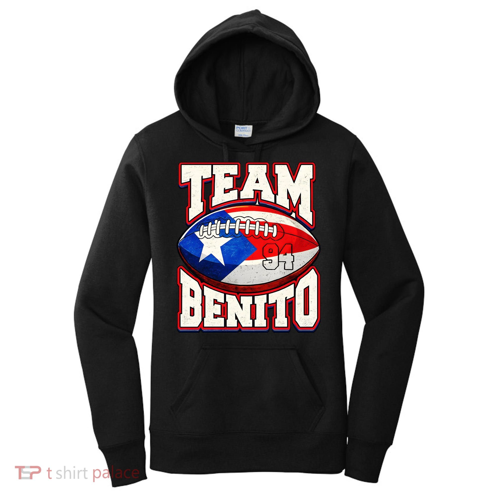 Jersey Benito 94 Number Sport Football Fan Women's Hoodie