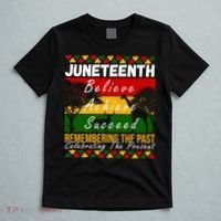 Juneteenth Believe Achieve Succeed Africa T-Shirt thumb 5