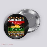 Juneteenth Believe Achieve Succeed Africa Button thumb 0
