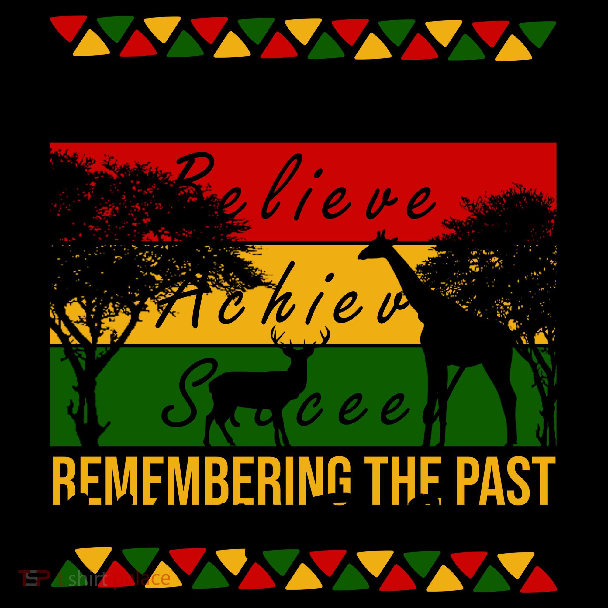 Juneteenth Believe Achieve Succeed Africa Coffee Mug