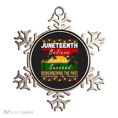 Juneteenth Believe Achieve Succeed Africa Ornament