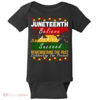 Juneteenth Believe Achieve Succeed Africa Baby Bodysuit thumb 0