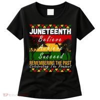 Juneteenth Believe Achieve Succeed Africa Women's T-Shirt thumb 0