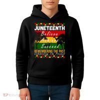Juneteenth Believe Achieve Succeed Africa Kids Hoodie thumb 4