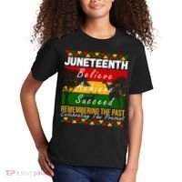 Juneteenth Believe Achieve Succeed Africa Kids T-Shirt thumb 2