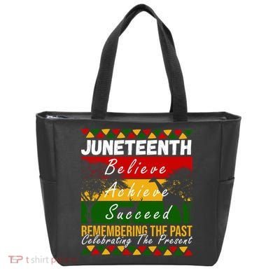 Juneteenth Believe Achieve Succeed Africa Tote Bag