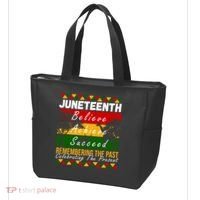Juneteenth Believe Achieve Succeed Africa Tote Bag thumb 3