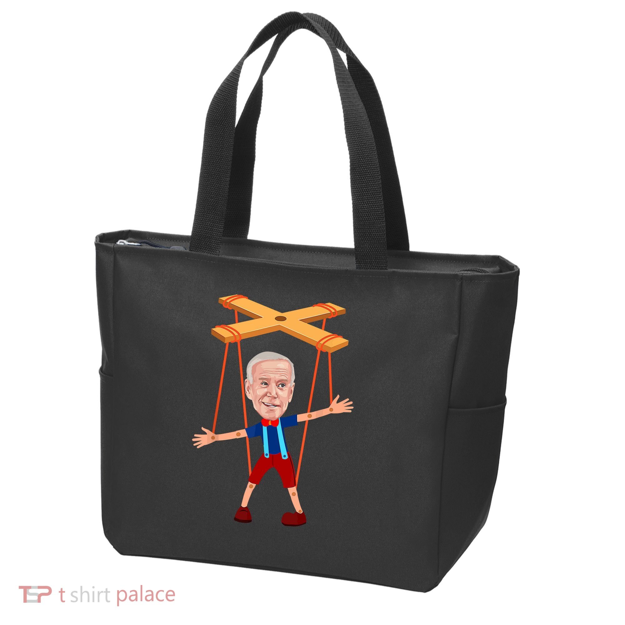 Joe Biden As A Puppet Tote Bag