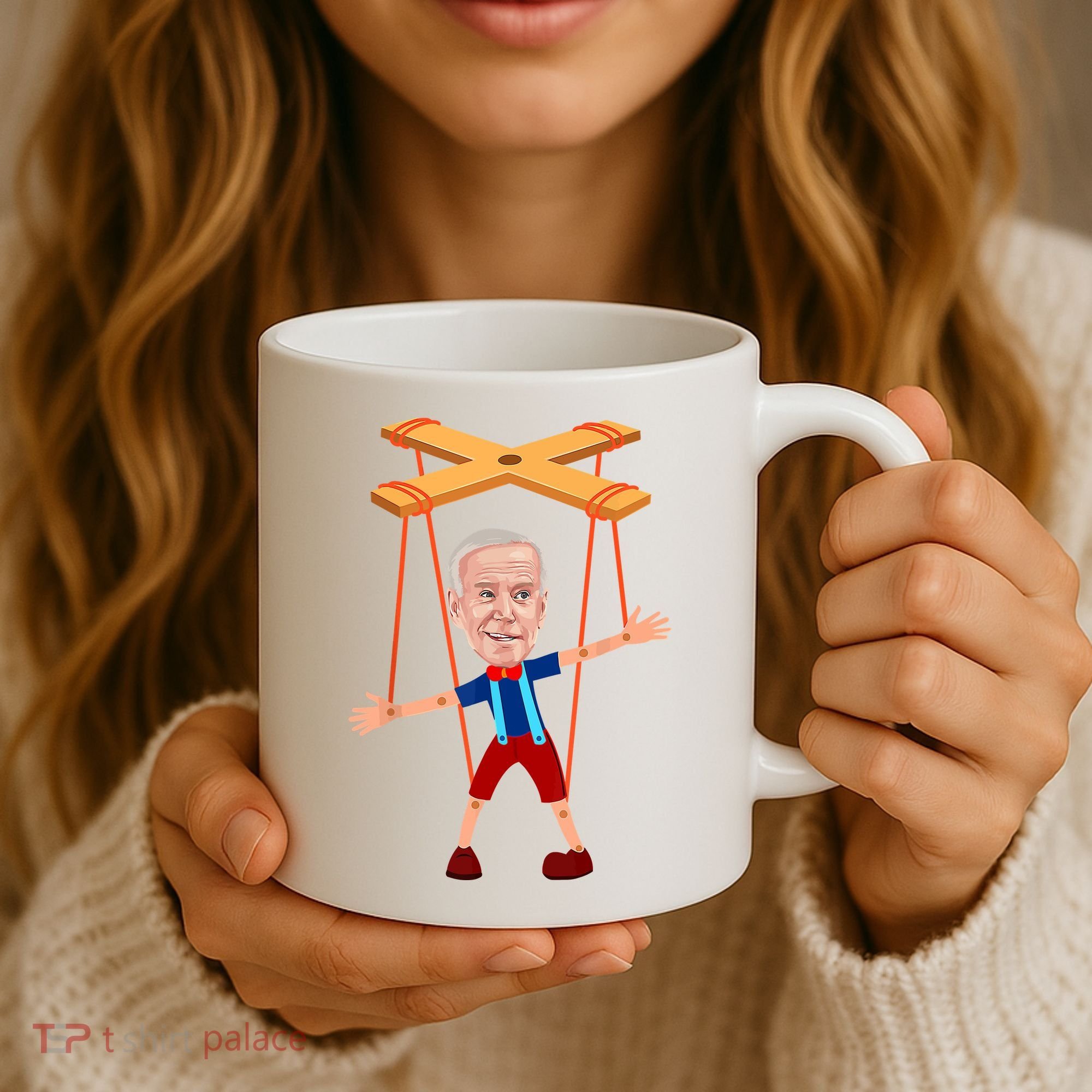 Joe Biden As A Puppet Coffee Mug