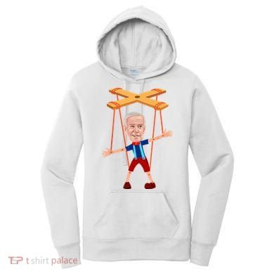 Joe Biden As A Puppet Women's Hoodie